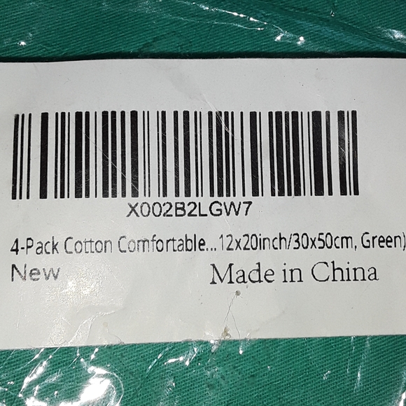 4 New Green Pillow Cases - Picture 8 of 9